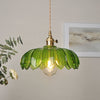 Vintage flower pendant lamp