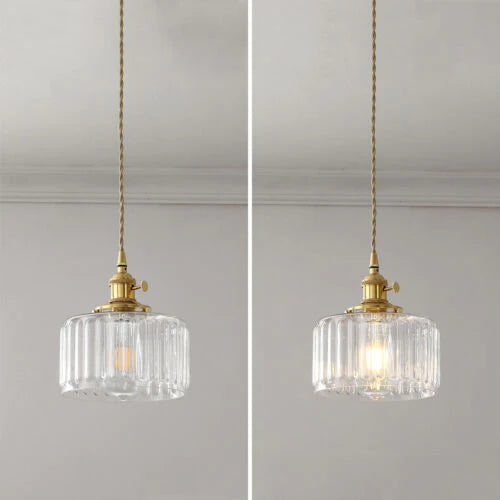 Vintage Crystal Pendant Light